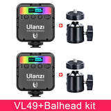 Ulanzi VL49 RGB Rechargable Mini LED Camera Light